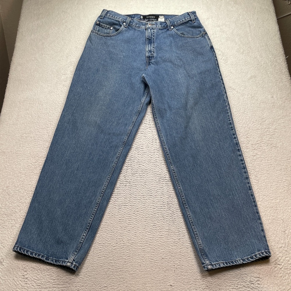Vintage Y2K Levis SilverTab Baggy Jeans men size 38x34 (FITS 38x33)